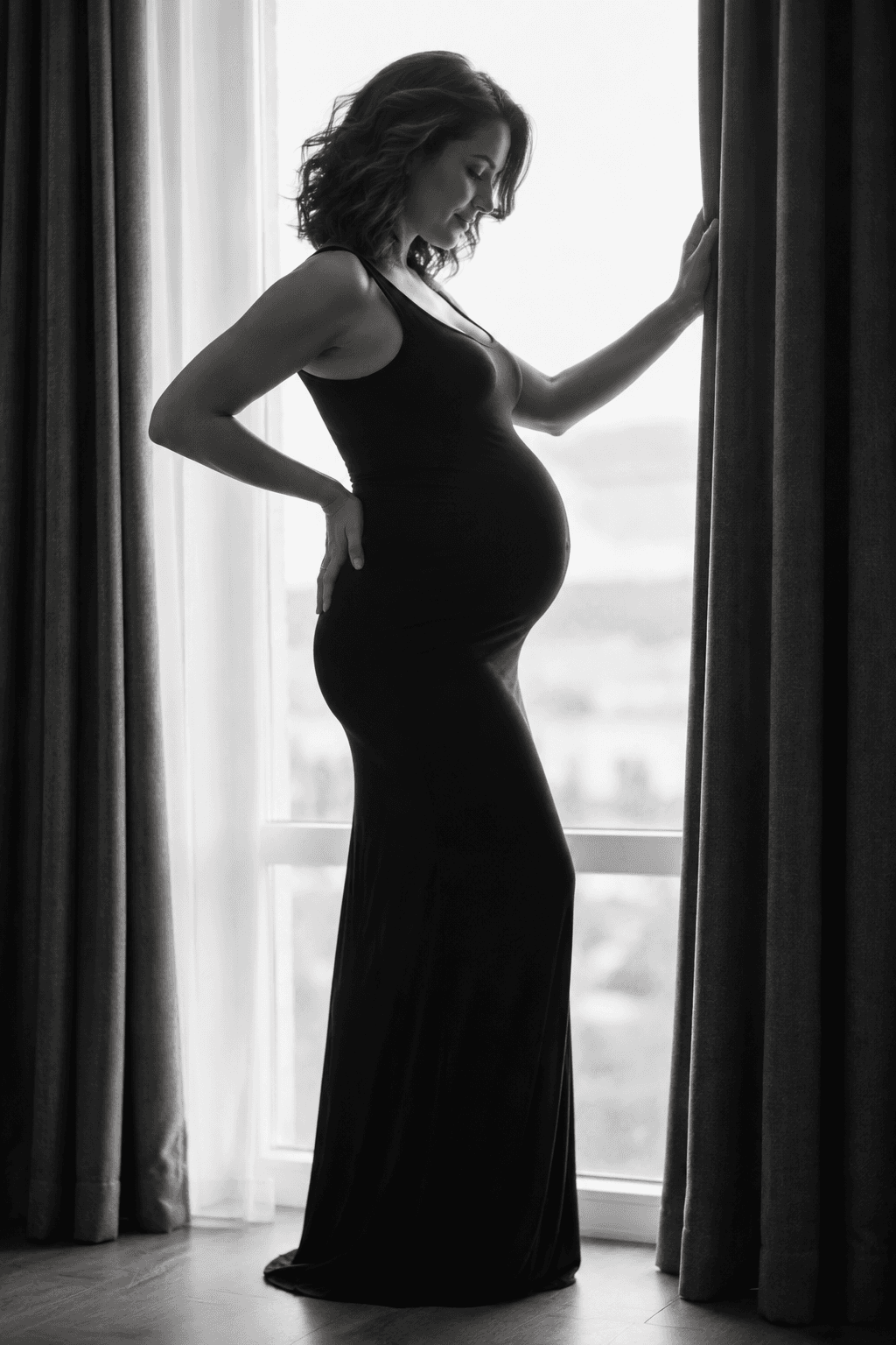 A graceful profile · Dramatic backlight